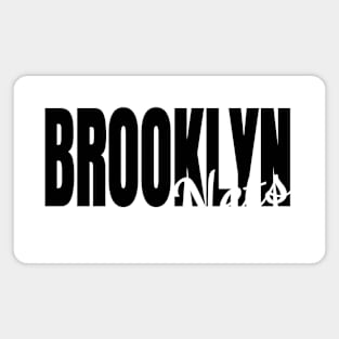 nets brooklyn basketball Magnet